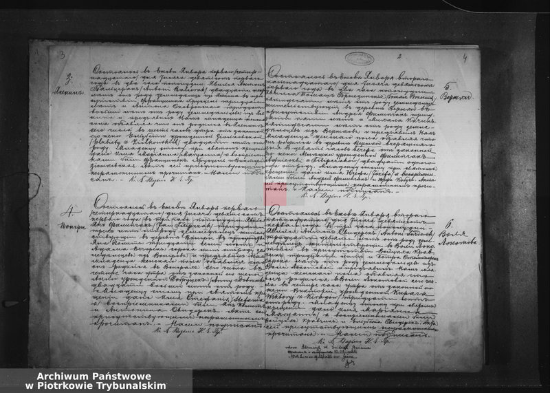 Obraz 6 z jednostki "[Księga Stanu Cywilnego urodzeń ,małżeństw, zgonów]"