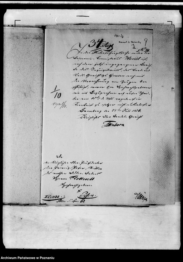 Obraz 13 z jednostki "Akta in Denuntiationssachen wider den Oekonomiekommissarius Wendt zu Wągrowiec."