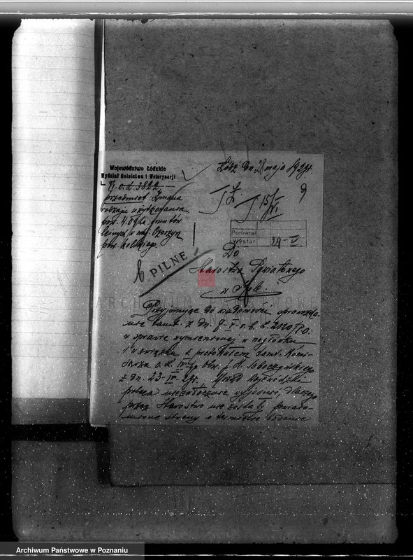 Obraz 12 z jednostki "Sprawa zmiany rodzaju użytkowania 25,47 ha gruntów leśnych w majątku Ozorzyn dla celów parcelacji powiat kolski"