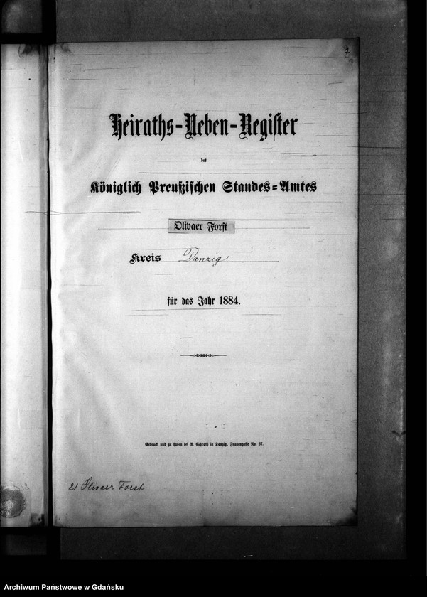image.from.team "Urząd Stanu Cywilnego w Oliwie-Leśnictwie, obecnie część Gdańska"