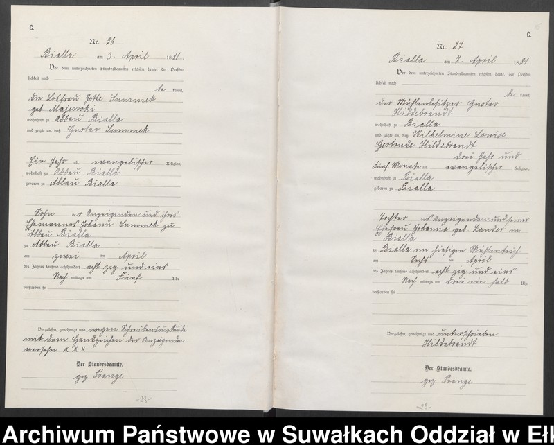 image.from.unit.number "[Sterbe-Haupt-Register des Königlich Preussischen Standes-Amtes Bialla Kreis Johannisburg]"