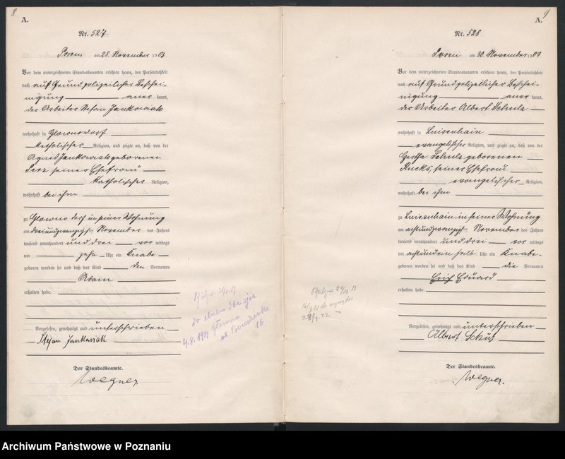 Obraz 7 z jednostki "Księga urodzeń tom II"