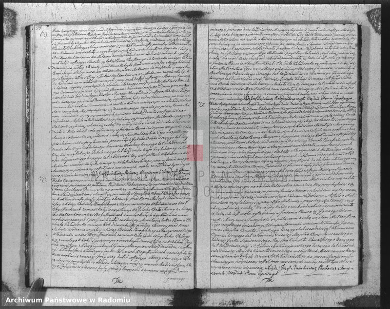 Obraz 15 z jednostki "Akta stanu cywilnego parafii Skaryszów małżeństw na rok 1820"