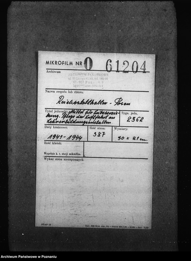 Obraz 2 z jednostki "Mittel für Leibeserziehung. Pflege der Luftfahrt an Leherbildungsanstalten"