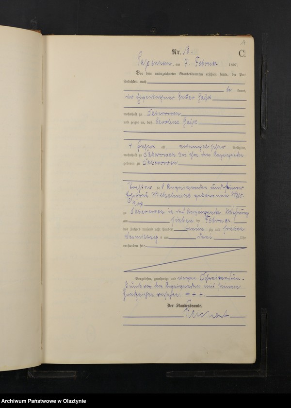 image.from.unit.number "Sterbe-Haupt-Register Nr 1 - 167"