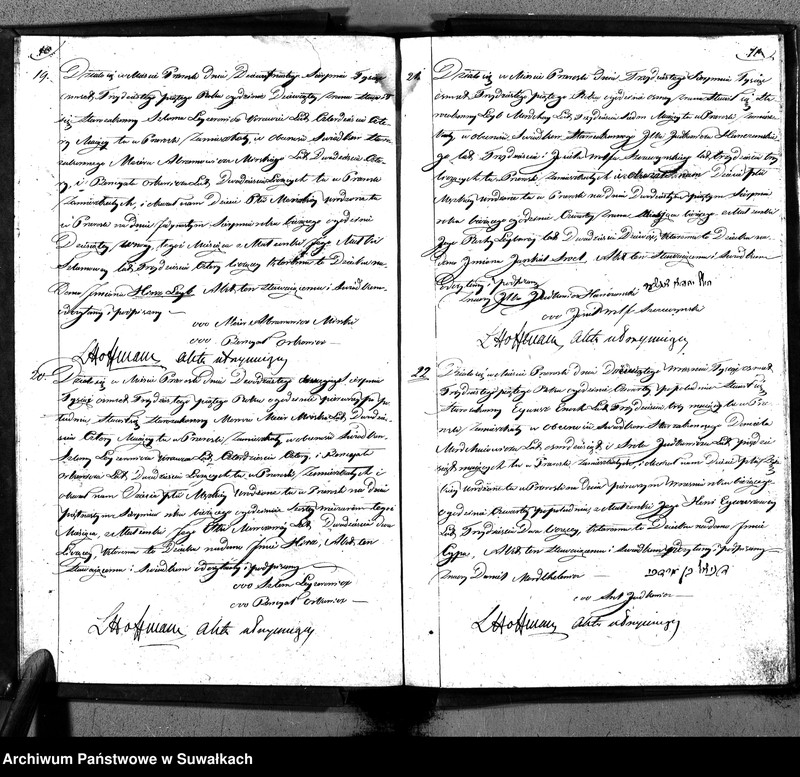 image.from.unit.number "Duplikatu Ksiąg Aktów Urodzonych, Umarłych i Zaślubionych Okręgu Przerośl na Rok 1835."