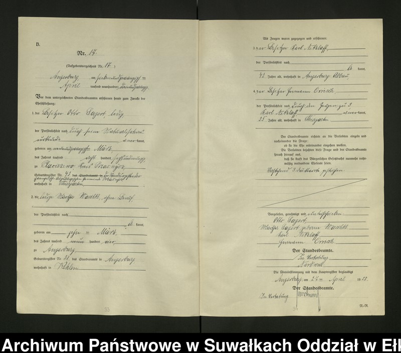 image.from.unit.number "[Heirats - Register (Neben - Register) Standesamt Angerburg einschl. der Bezirke, Gr. Strengeln, Prinowen und Kehlen Kreis Angerburg]"