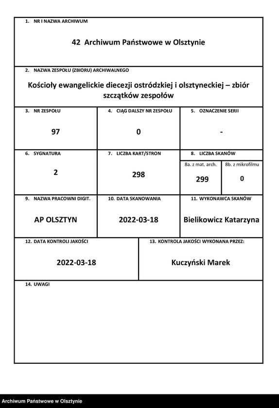 image.from.unit.number "Duplikate der Kirchenbücher der Kirchspiels /Geborenen, Getrauten und Todten/ Marienfelde"