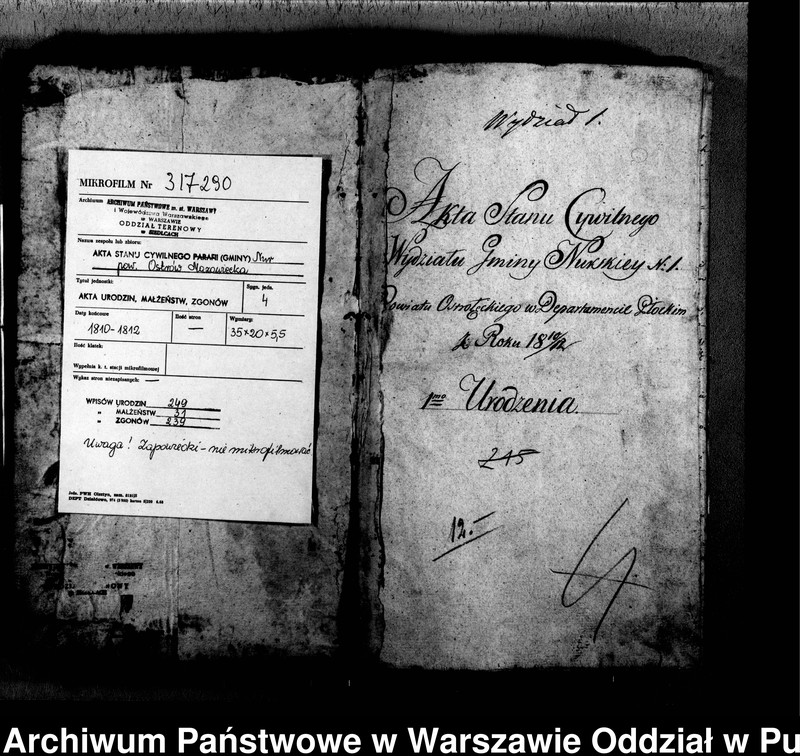 image.from.unit.number "Akta urodzeń, małżeństw, zgonów"