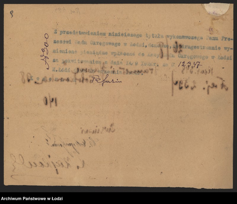 Obraz 11 z jednostki "Lejb Brauner, Ludwik Halwie- sprzedaż towarów łokciowych"