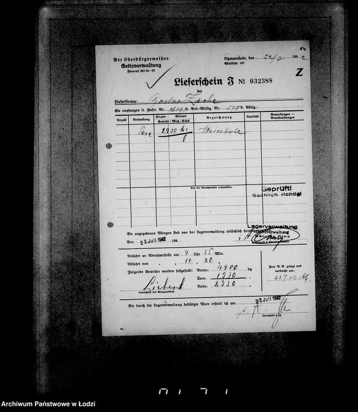 image.from.unit.number "Aufträge, [Lieferscheinen und Rechnungen] 16191-16250"