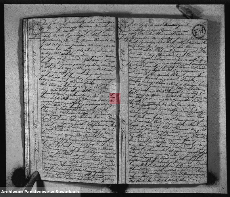 Obraz 9 z jednostki "Akta Urzędnika Stanu Cywilnego Urodzonych w Gminie Jeleniewskiey, od Dnia 1-go Miesiąca Stycznia 1819 do ostatniego Grudnia tegoż Roku."