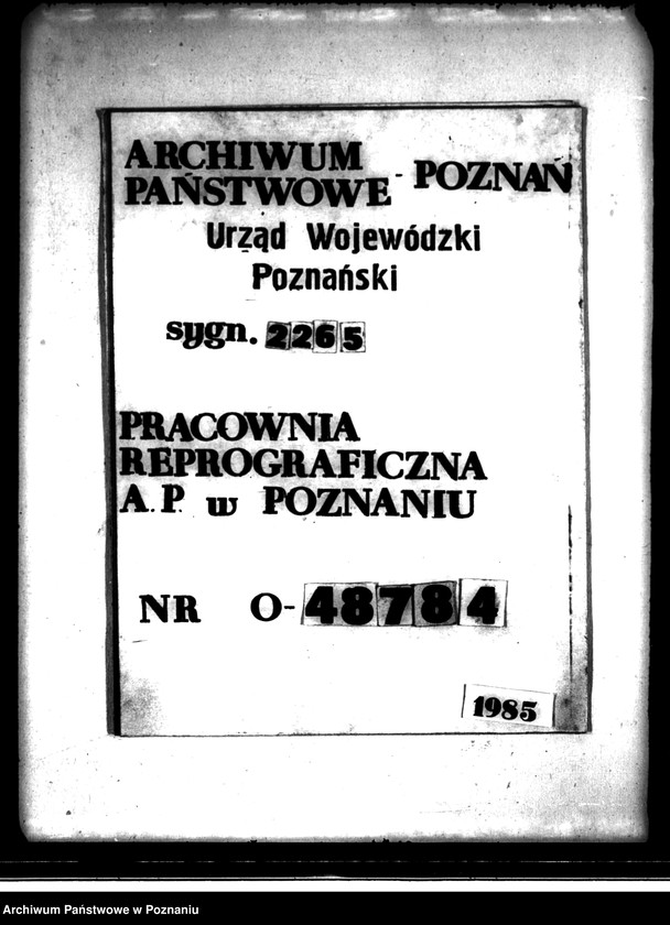 Obraz 20 z jednostki "/Scaleniowe/ karty sprawozdawcze i terenu powiatu kaliskiego"