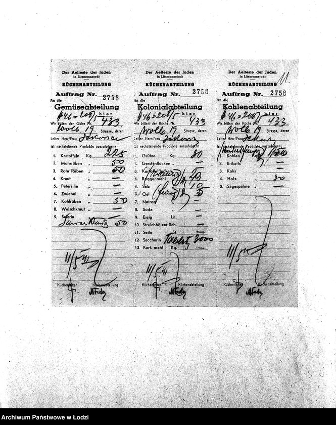 Obraz 14 z jednostki "[Kuchnia nr 433, ul. Wolborska 19. Działalność kuchni]"