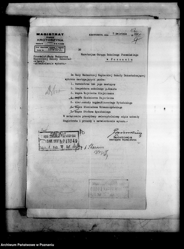 Obraz 15 z jednostki "Szkoła Dokształcająca Kupiecka - Krotoszyn"