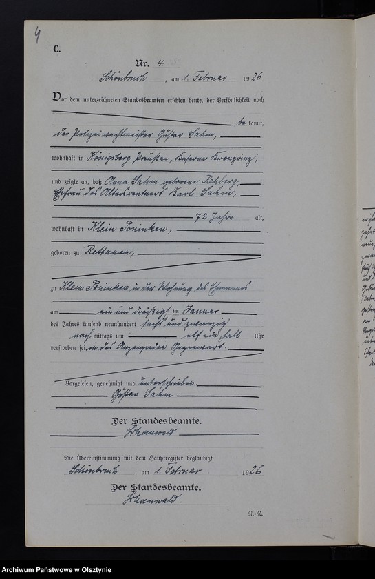 image.from.unit.number "Sterbe-Neben-Register Nr 1 - 43"