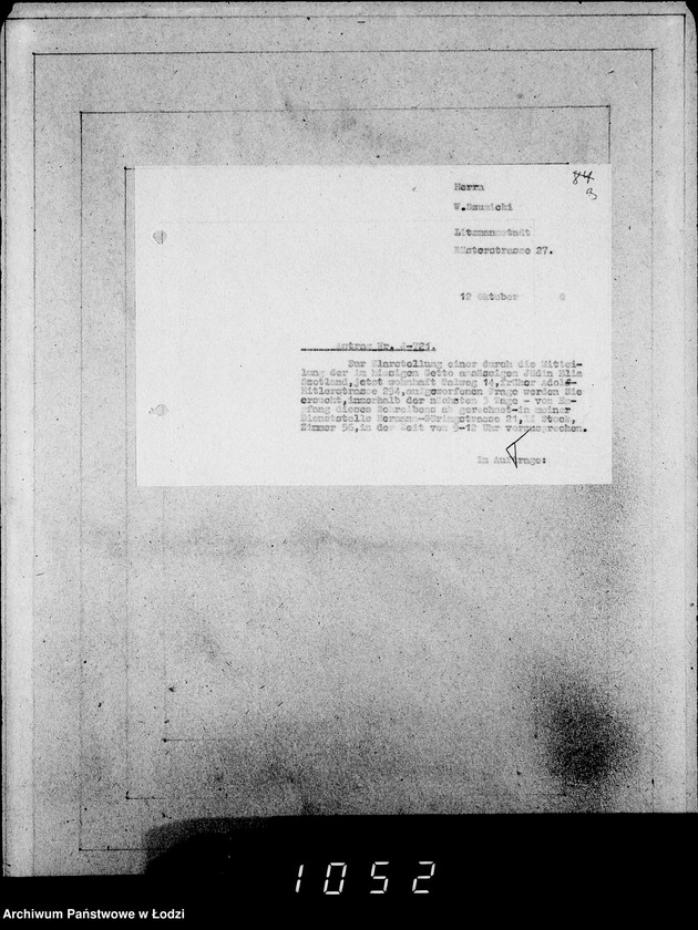 Obraz 7 z jednostki "J.721-740 [Wnioski Żydów z Getta o zwrot należności za dostarczony towar]"