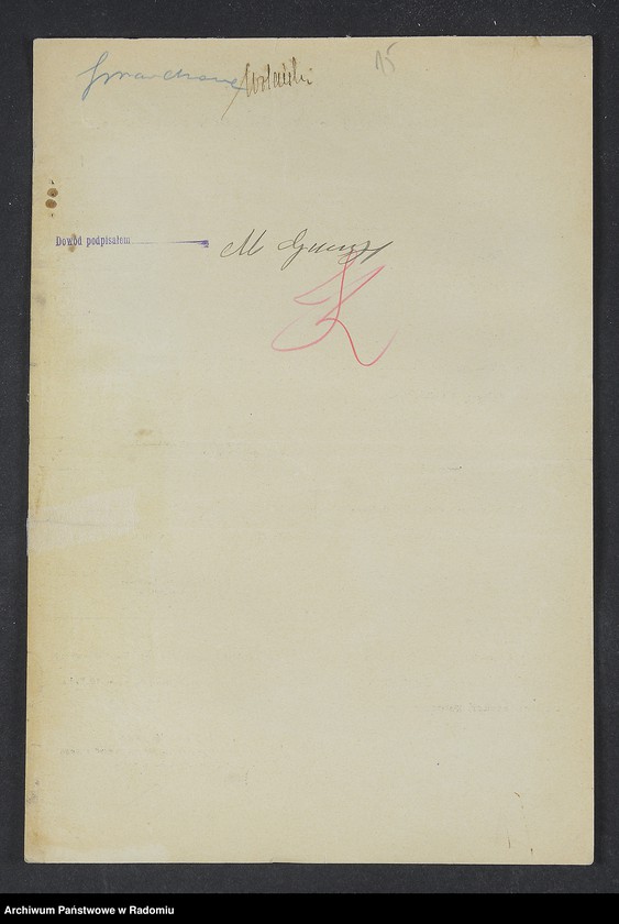 image.from.unit.number "[Wnioski o wydanie dowodów osobistych oraz nie odebrane dowody Grynszpan - Gutman Hercyk]"