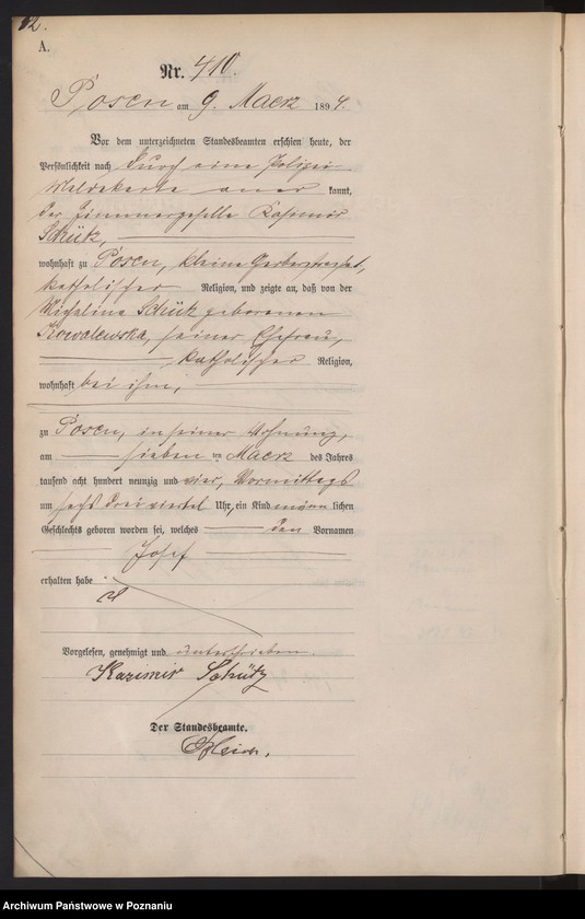 Obraz 15 z jednostki "Księga urodzeń t. II"