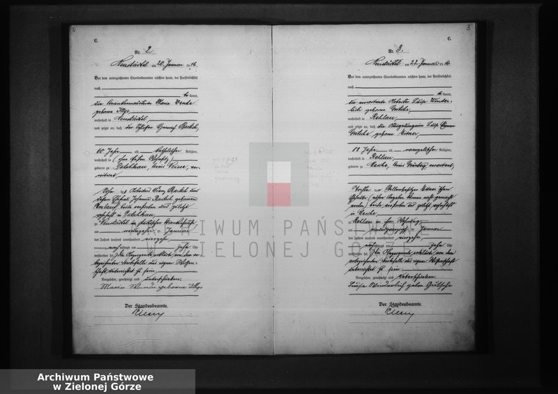 Obraz 6 z jednostki "Sterbe-Haupt-Register 1914 vol. I"