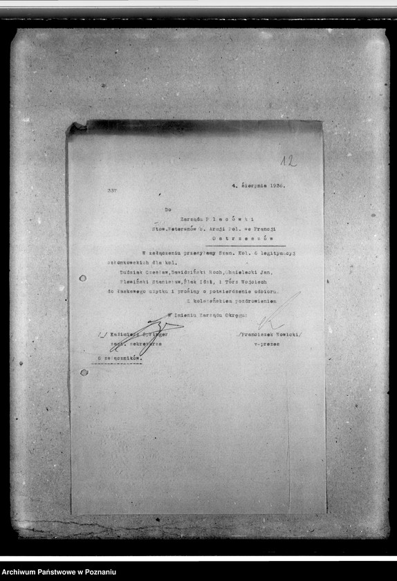 image.from.unit.number "Sprawy personalne i organizacyjne - korespondencja, ewidencja członków, organizacja, zaproszenia, skład zarządu"