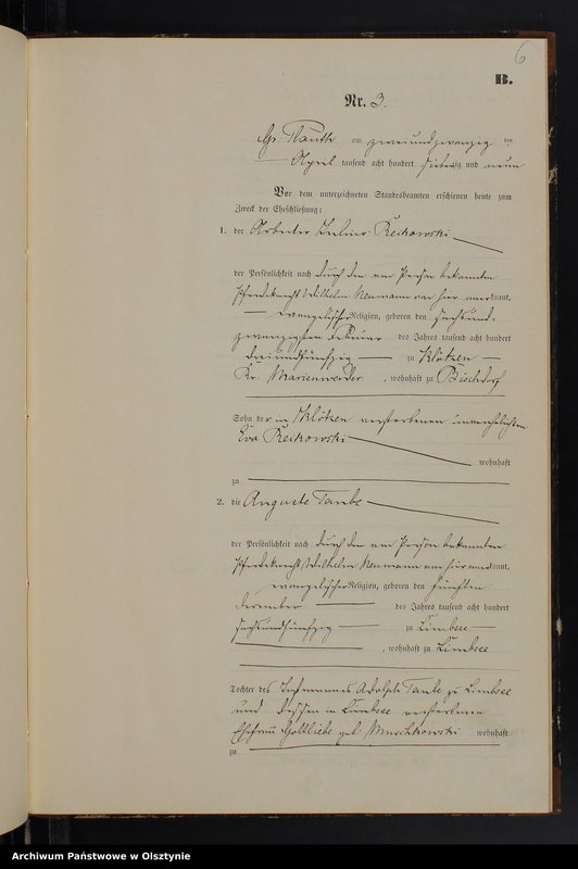 image.from.unit.number "Heiraths-Neben-Register Nr 1 - 13"
