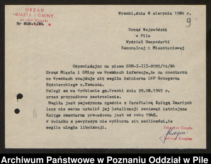 image.from.unit.number "Cmentarze i grobownictwo wojenne"