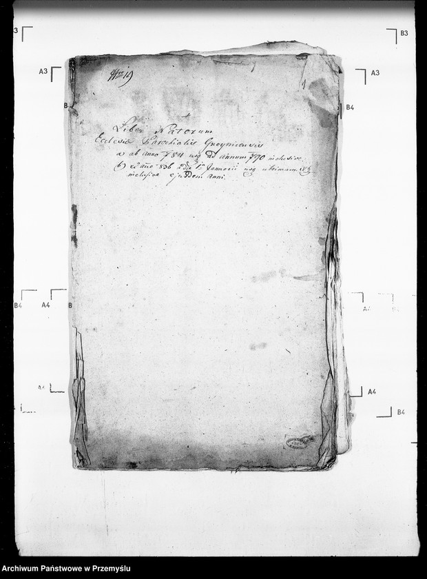 Obraz 5 z jednostki "[Kopie ksiąg metrykalnych parafii Gnojnice z filią Wola Gnojnicka (dekanat Jaworów)]"