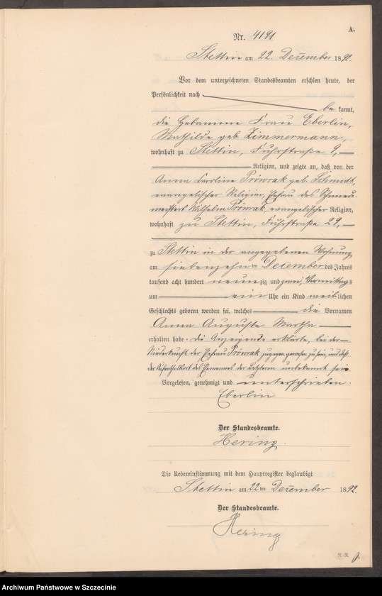 image.from.unit.number "Geburts-Register (Neben-Register) Band X"