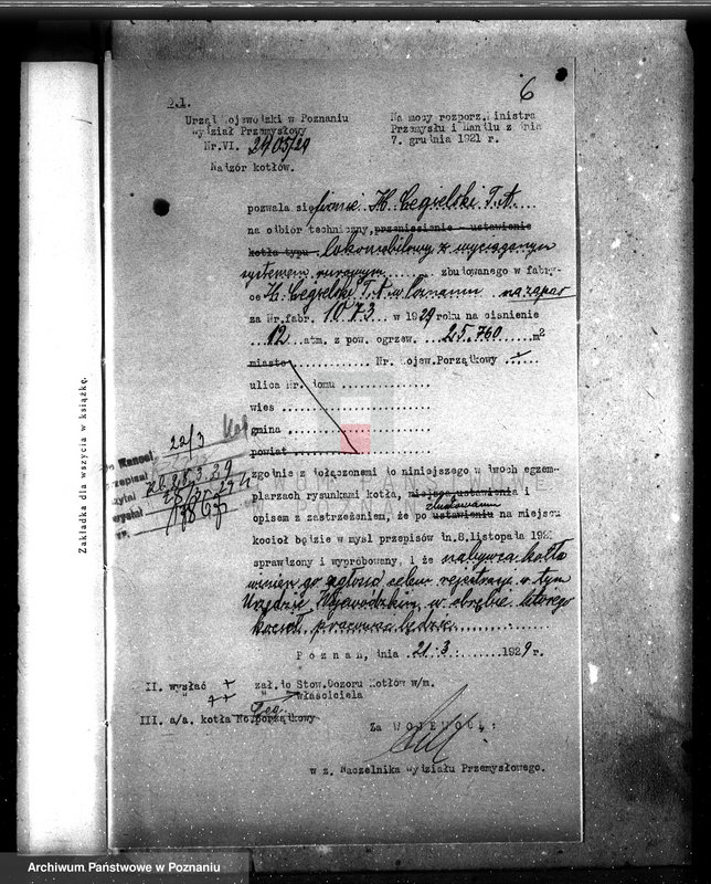 Obraz 10 z jednostki "Elektrownia Miejska w Buku pow. nowotomyski nr woj. 6369"