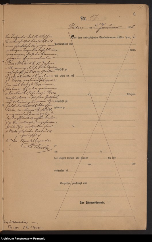 Obraz 20 z jednostki "Księga zgonów t. I"