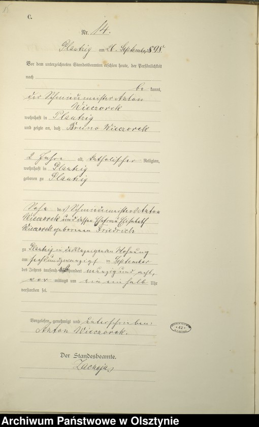 image.from.unit.number "Sterbe-Haupt-Register Nr 1 - 18"