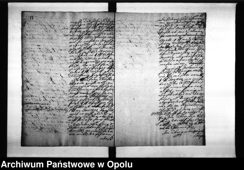 Obraz 17 z jednostki "Acta des Magistrats zu Oppeln von Anstellung und Vereidung der Tabaks Distributeure ingleichen Denunciationen"