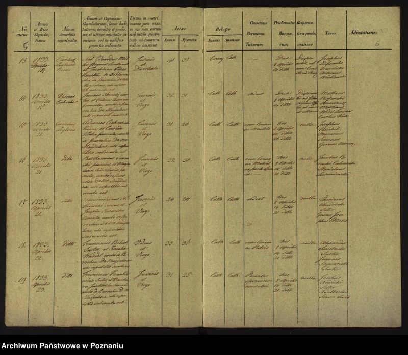 Obraz 6 z jednostki "Księga małżeństw"