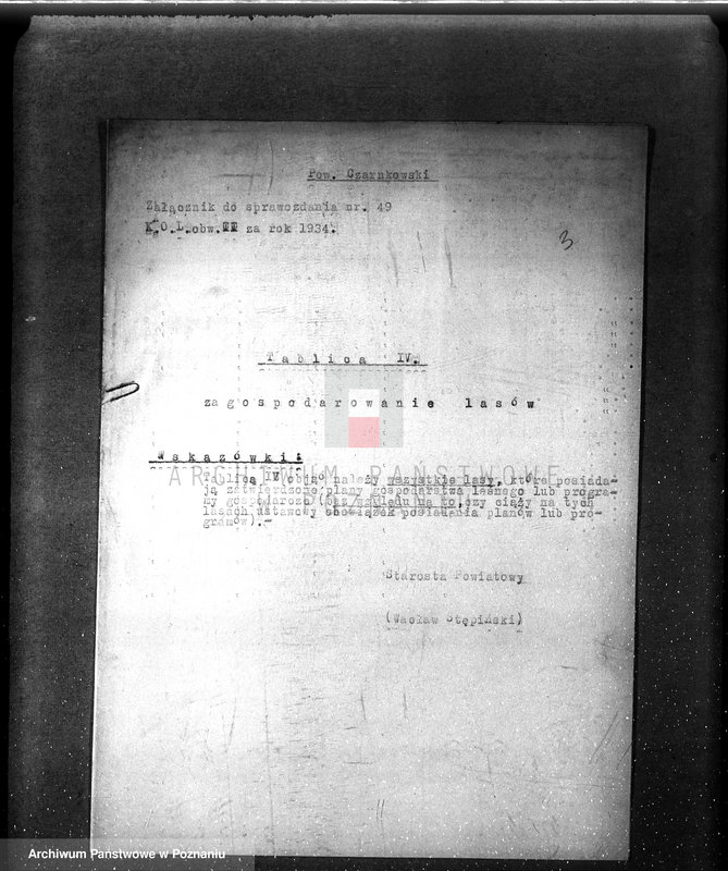 Obraz 7 z jednostki "/Nadzór nad gospodarką leśną sprawy ogólne/"