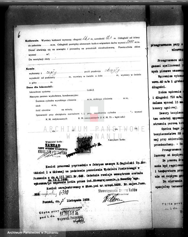 Obraz 10 z jednostki "Fabryka wyrobów ceramicznych Przysieka Stara pow kościański n woj. kotła 6380"