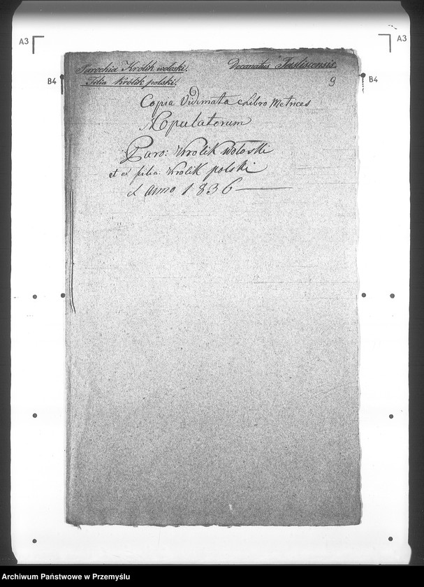 Obraz 13 z jednostki "[Kopie ksiąg metrykalnych parafii Królik Wołoski z filią Królik Polski (dekanat Rymanów)]"