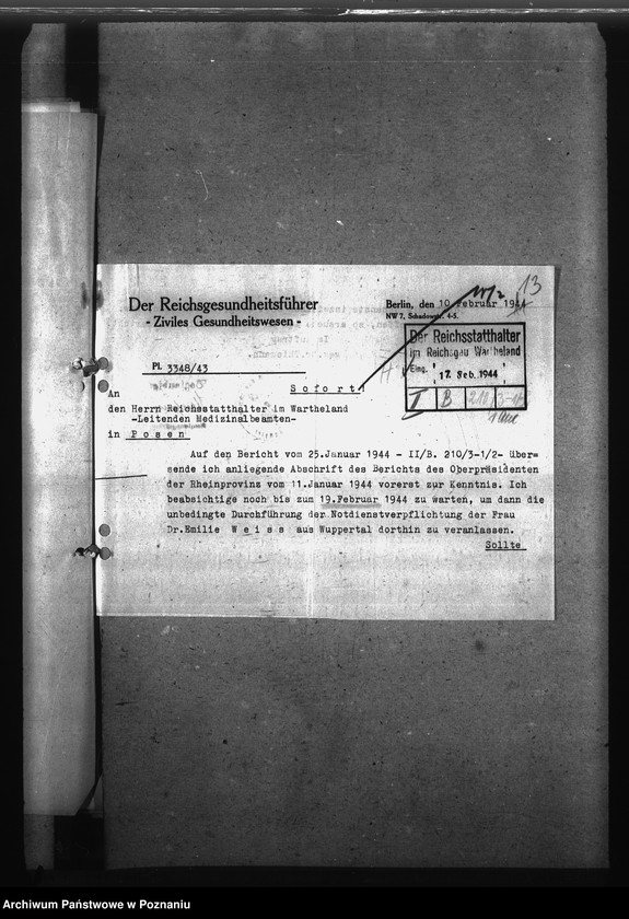 Obraz 17 z jednostki "Notdienstverpflichtung der Ärzte"