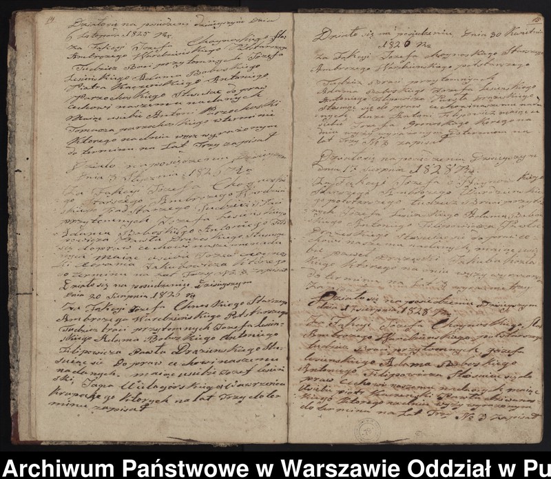 image.from.unit.number "Książka Urzędu Starszych Profesyi Kowalskiej /dopisywanie uczniów, umowy o naukę/"