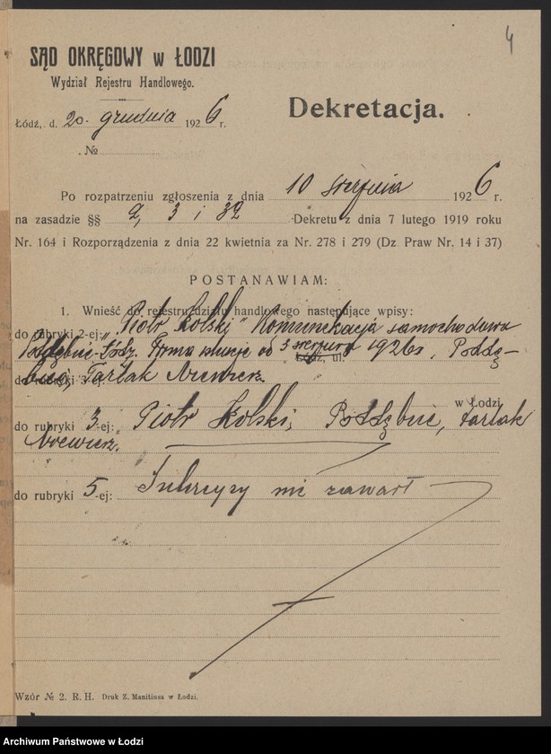 Obraz 6 z jednostki "Piotr Kolski – komunikacja samochodowa"