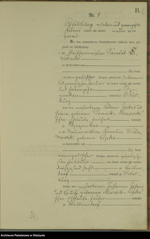 image.from.unit.number "Heiraths-Haupt-Register Nr 1 - 18"