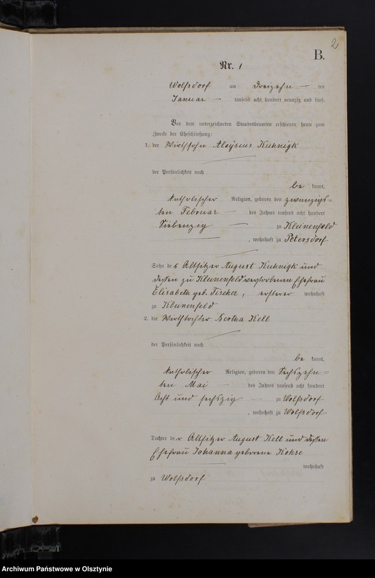 image.from.unit.number "Heiraths-Neben-Register Nr 1 - 8"