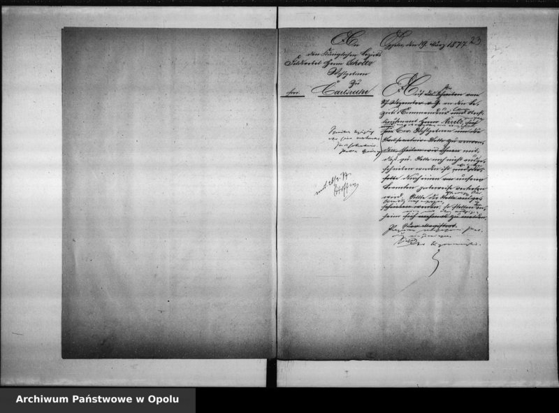 Obraz 19 z jednostki "Acta des Magistrats zu Oppeln betreffend die Wiederbesetzung der durch den Tod des p. Heyne erledigten Stadt - Secretair - Stelle"