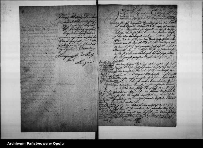 Obraz 12 z jednostki "Acta des Magistrats zu Oppeln wegen Entrichtung der Brückenzoll-Geffälle von dem fremden Mahl-Gässten, so zu den hiesigen Domain-Amts Mühlen fahren."