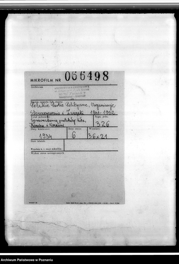 Obraz 2 z jednostki "Sprawozdania. Protokoły: Koła, Konina i Wrześni"