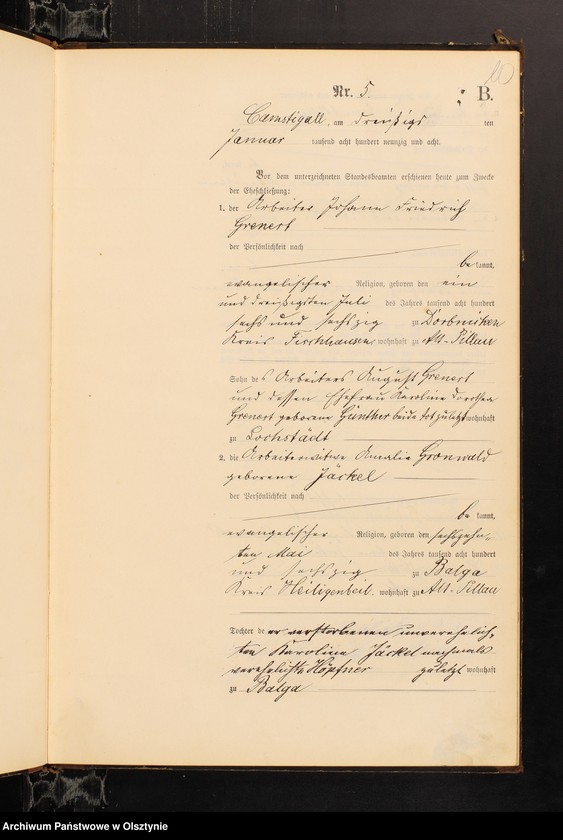 image.from.unit.number "Heiraths-Haupt-Register Nr 1 - 29"