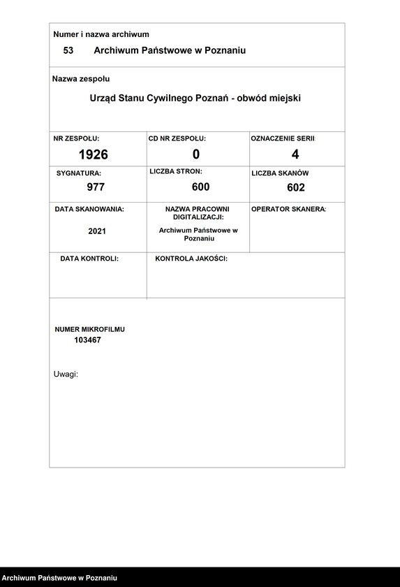 Obraz 1 z jednostki "Księga miejscowa zgonów tom III [Rejestr główny zgonów]"
