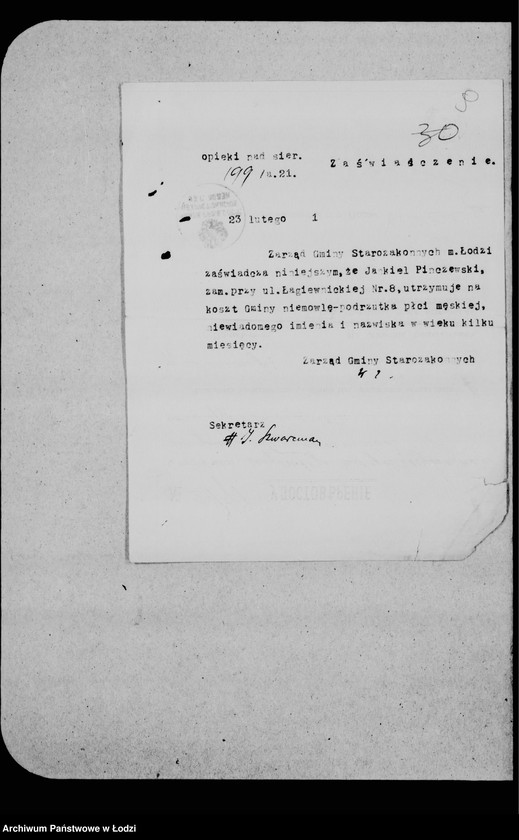 Obraz 8 z jednostki "Opieka nad sierotami"