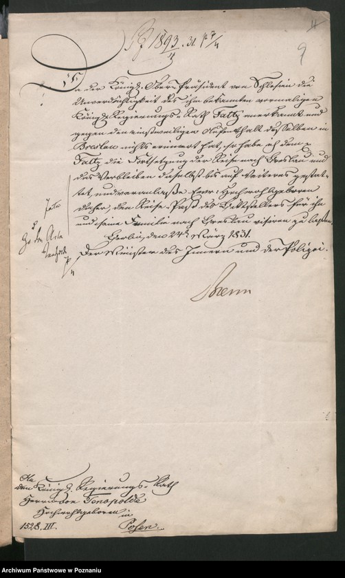 Obraz 11 z jednostki "A. betr. die Behandlung der polnischen Flüchtlinge höheren Standes"