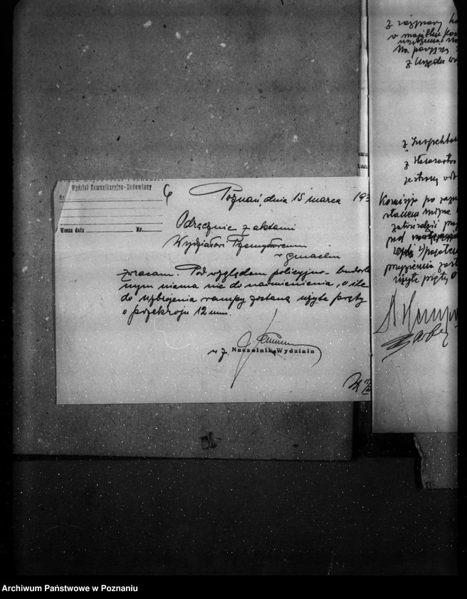 Obraz 10 z jednostki "Młyn wodno-motorowy w Kowalewku pow. obornicki /zatwierdzenie nadbudowy/"